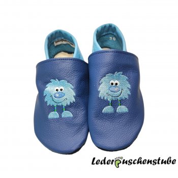 Lederpuschen Monsterstern | ohne oder mit Namen